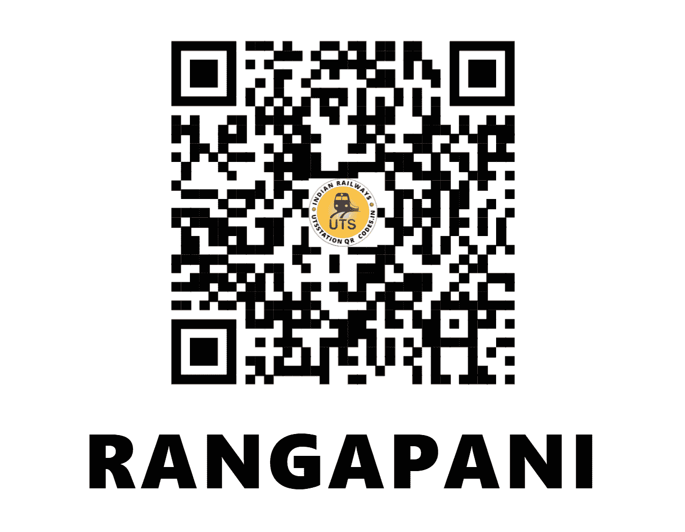 UTS QR Code for RANGAPANI - RNI (NF - WEST BENGAL)